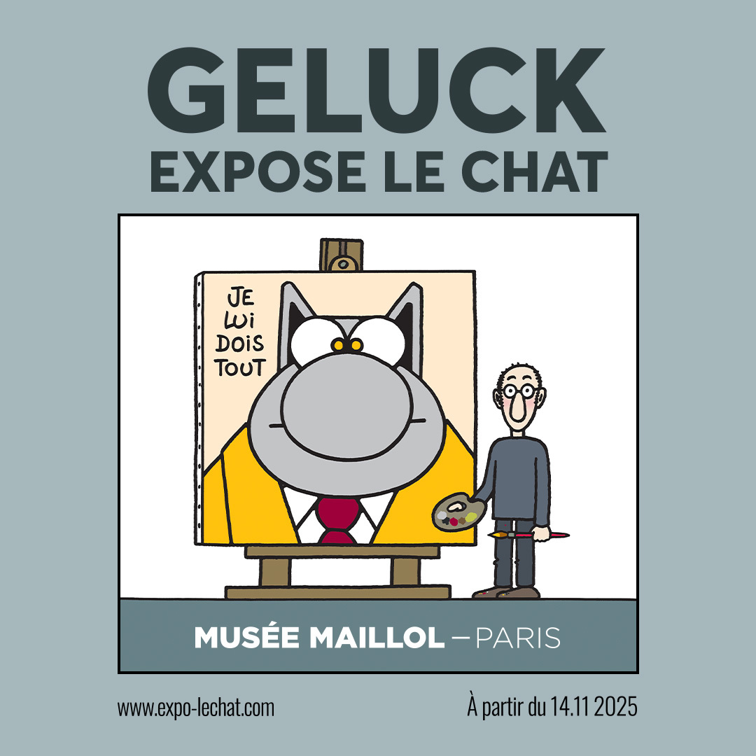 Geluck expose Le Chat